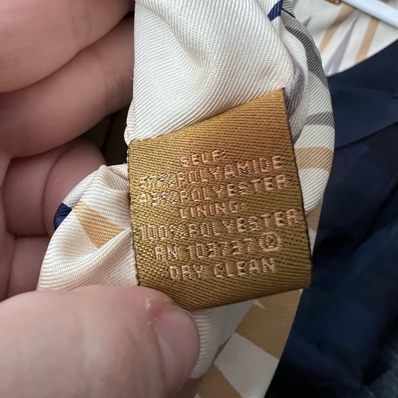 ALI Ro Navy Checkered Scoop neck Sleeveless Sheath dress Size 10 NWOT - Picture 2 of 8